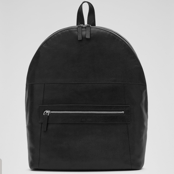 Reiss Raza Leather Backpack - Picture 7 of 8